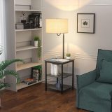 floor lamp with side table for living room