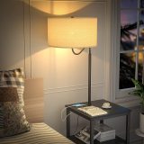 floor lamp with usb port and outlet for brdroom
