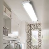 led linear flush mount light for laundry