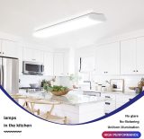 4 foot led ceiling light fixture hassle-free installation