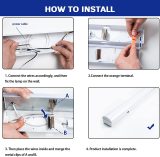 How to install Antlux 8ft led light fixture