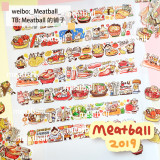 【Meatball】マスキングテープ 2019春 特殊インク