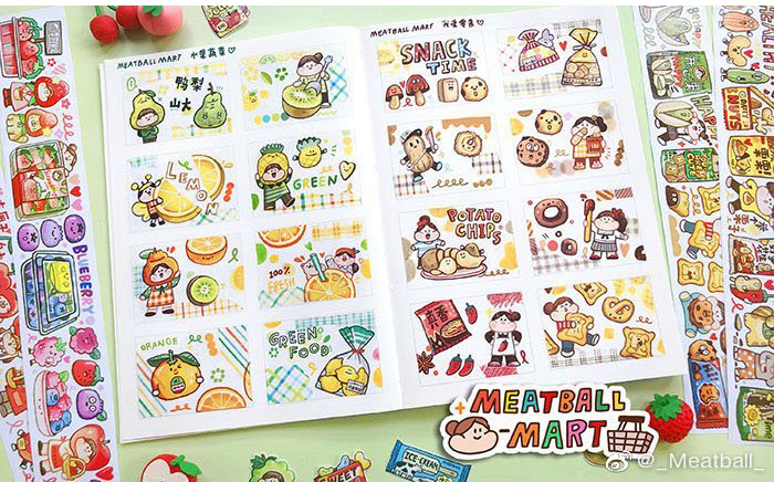 meatball】マスキングテープ 2020夏