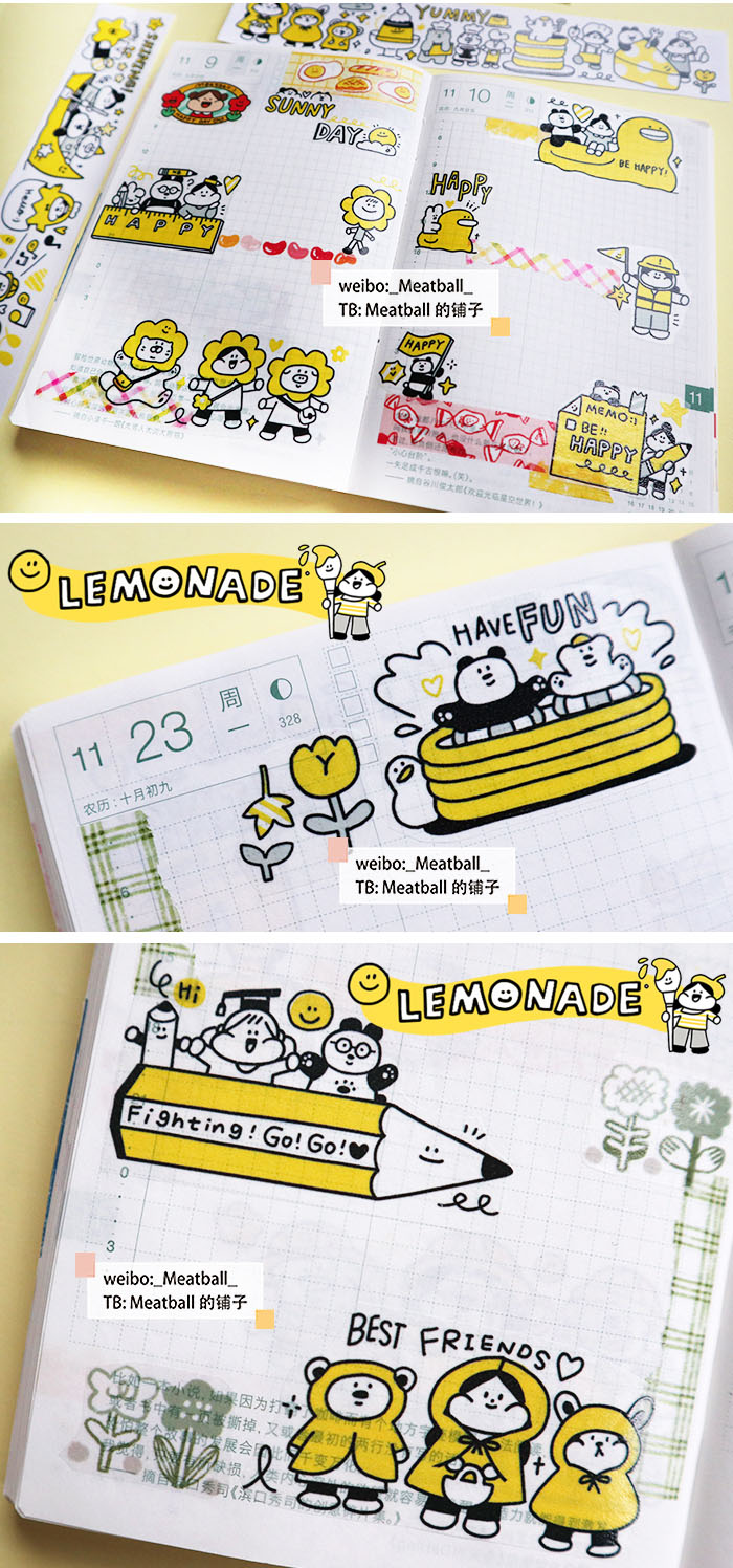 meatball】マスキングテープ loft連動 3.5cmx10m