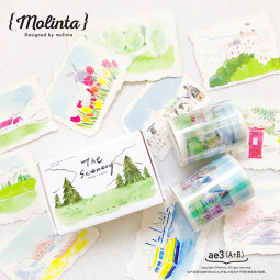 【Molinta】マスキングテープ 去过的地方