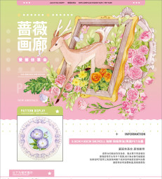 【1月中旬発送】爱丽丝茶会 マスキングテープ 蔷薇画廊