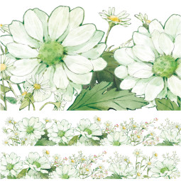 4月中発送【新七天】マスキングテープ 花柄