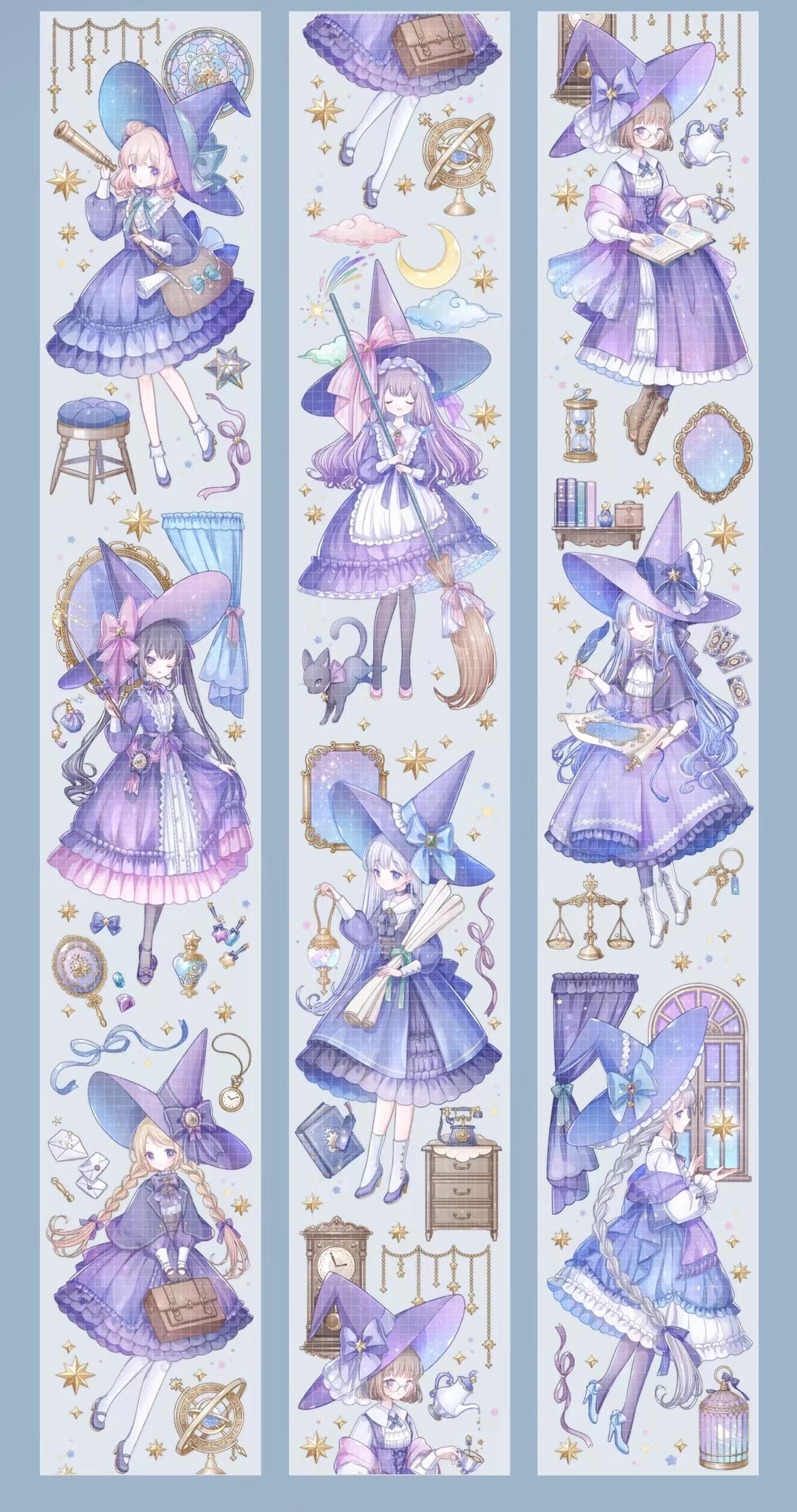 M1211.SHINE手帳 和风轻舞マスキングテープ 水晶PET