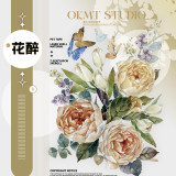 6月中発送【新七天】マスキングテープ 花醉