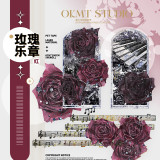 6月中発送【新七天】マスキングテープ 玫瑰乐章