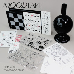 6月末【MOODTAPE】スタンプ-ゴム製 扑克牌边框
