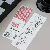 6月末【MOODTAPE】スタンプ-ゴム製 扑克牌边框