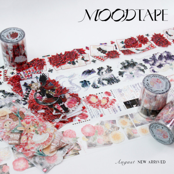 8月下発送【MOODTAPE】マステ 玫瑰山茶花