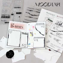 6月下発送【MOODTAPE】スタンプ 咖啡票据 装订成册