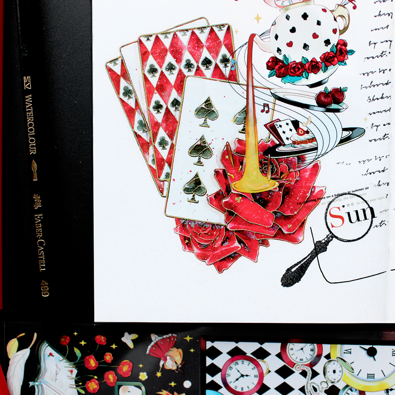 【MOODTAPE】マスキングテープ 爱丽丝冒险兔 pet