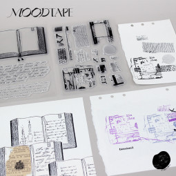 11月下発送【moodtape】スタンプ 情绪版 名著阅读器