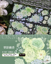 12月発送 マステ  新七天 翠影幽香-PET贝壳光