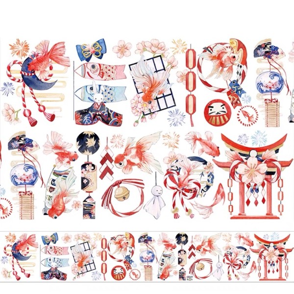 sale【新七天】マスキングテープ  夏日风渔 pet