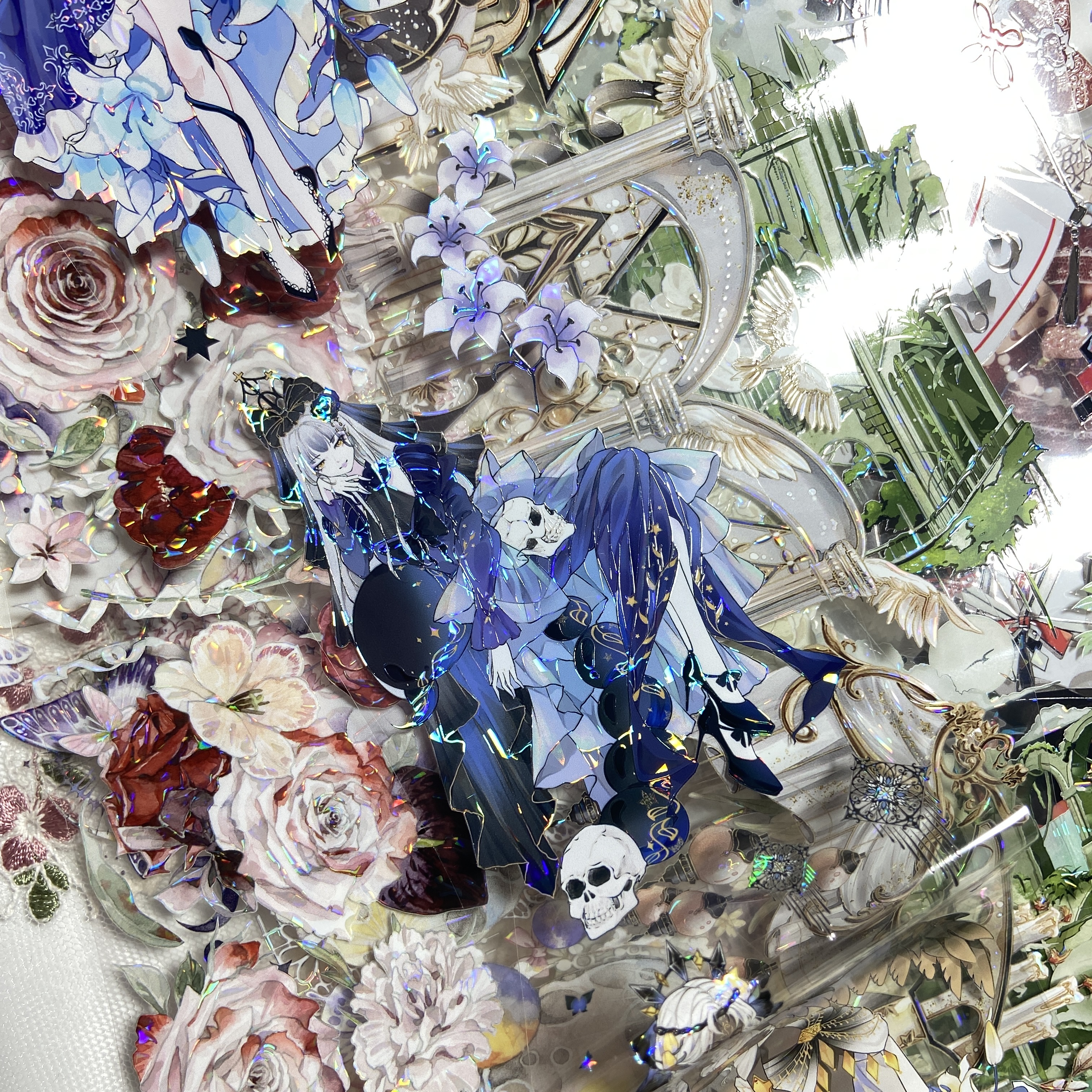 切売 1025☆ 海外 マスキングテープ マステ PET 装飾 花 贝壳光