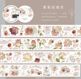 3月発送【梦岛】マスキングテープ maskingtape 草莓玫瑰花