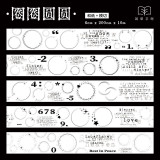 3月下発送【小花】マスキングテープ maskingtape 圈圈圆圆