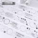 3月下発送【小花】マスキングテープ maskingtape 圈圈圆圆