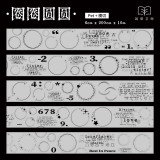 3月下発送【小花】マスキングテープ maskingtape 圈圈圆圆