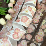 3.26〆【繁花】マスキングテープ maskingtape 粉桃夭