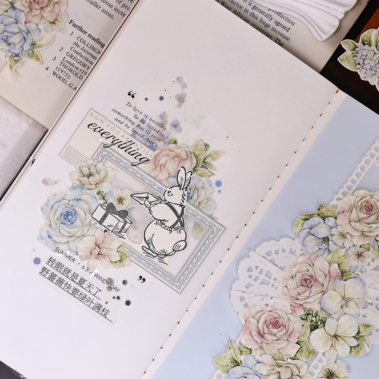 6月下発送【小白家】maskingtape マステ 甜梦蓝
