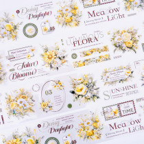 お取り寄せ 7.16〆【小花】マスキングテープ  sunshine florals