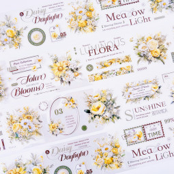お取り寄せ 7.16〆【小花】マスキングテープ  sunshine florals