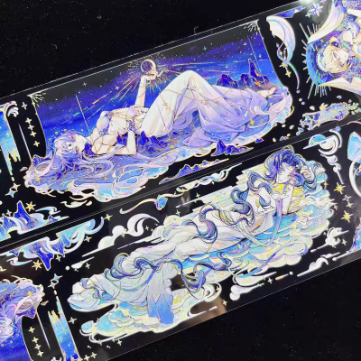 海外マステ　3個セット　専属熊態・白雪公主・森灵舞　巻売り　贝壳光 海外マステ 3個セット 専属熊態・白雪公主・森灵舞 巻売り 贝壳