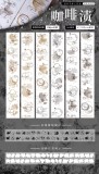 7月末発送【壹洱】マステ maskingtape 咖啡渍