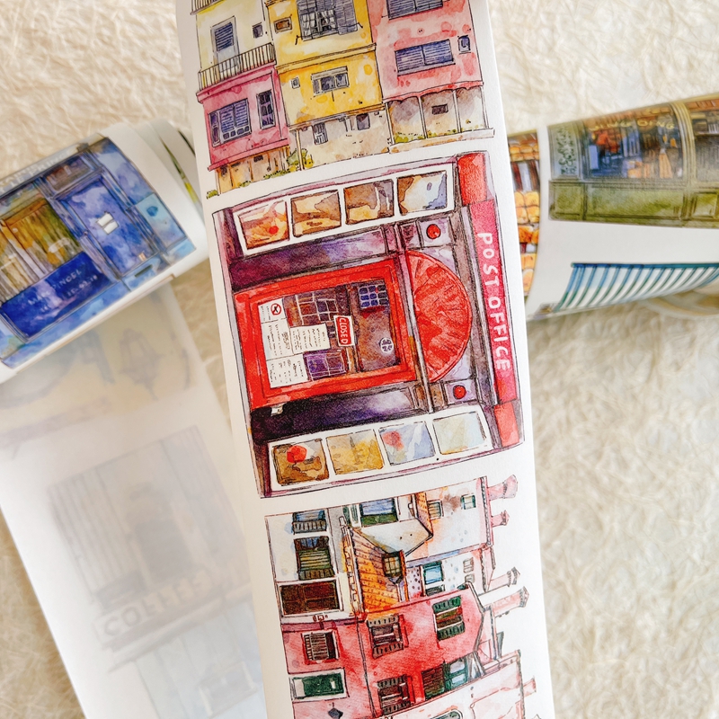 7.20〆 7月発送【Dingding】マステ maskingtape A49都市掠影