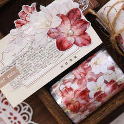 【小白家】マステ 绯色  6M