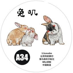 1.3〆 1月発送【Dingding】マステ maskingtape A34兔叽
