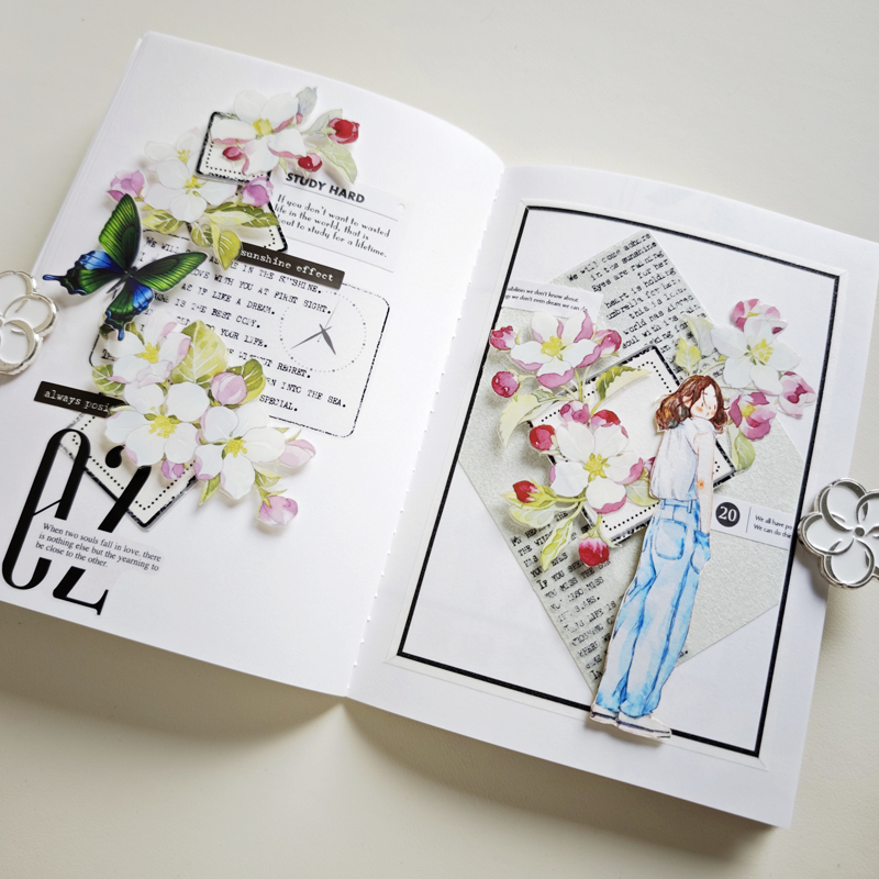 8.8〆【keli】masking tape マスキングテープ 白皮诗