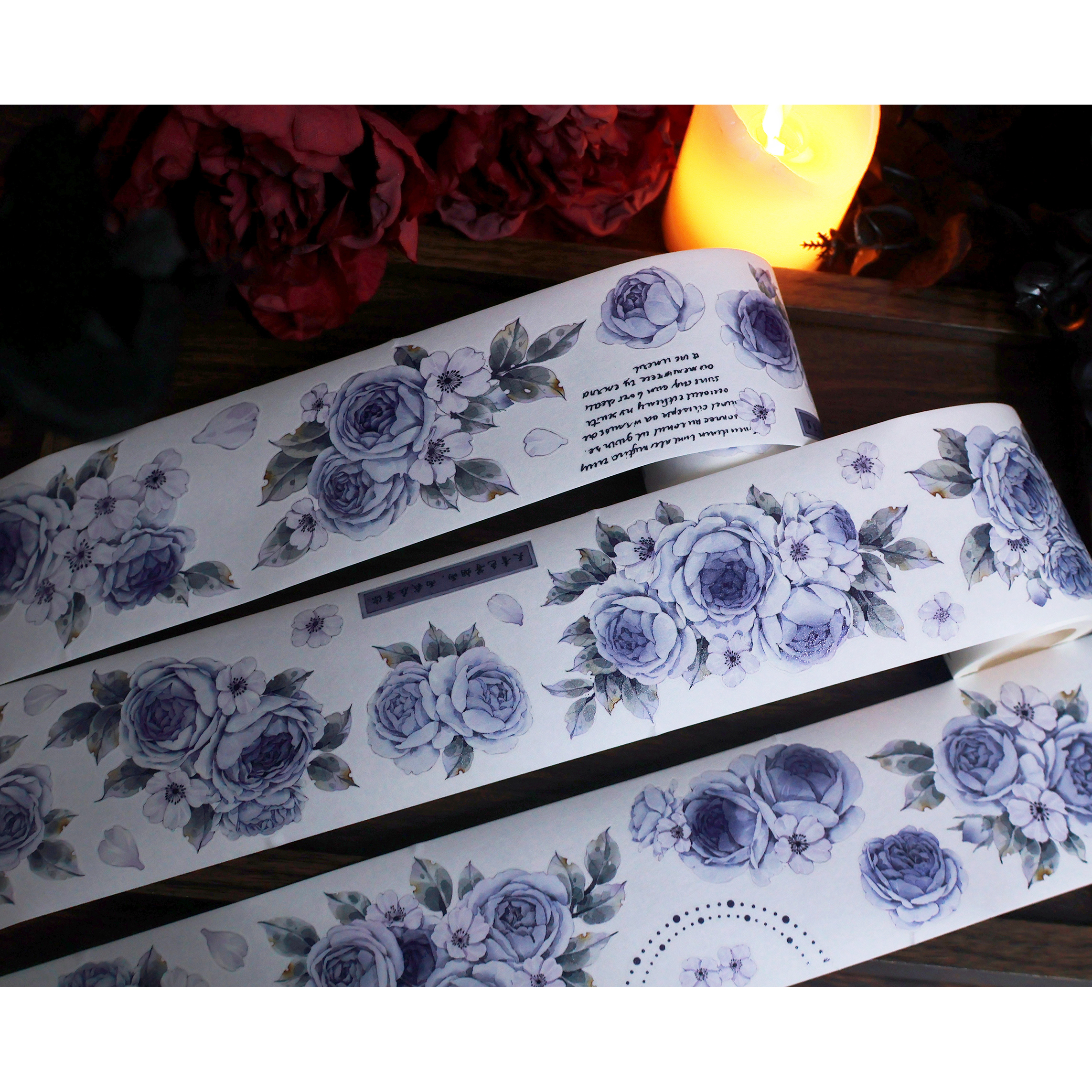 10.23〆【繁花】マスキングテープ maskingtape 青瓷花