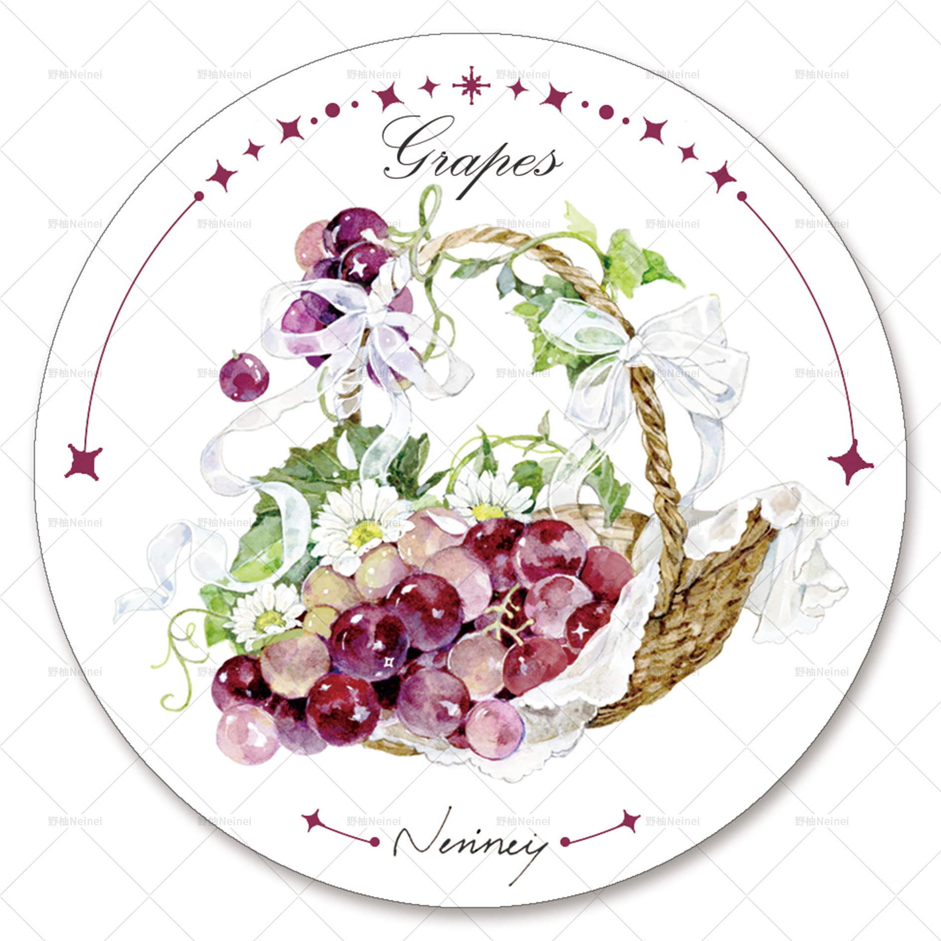 8月下発送【野柚neinei】シール sticker