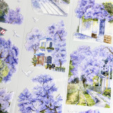 A【欣甜】マスキングテープ maskingtape 蓝花楹之路