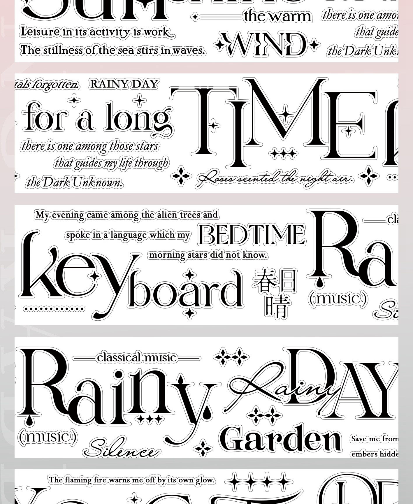 お取り寄せ 9.29〆【金刚兔】マステ maskingtape 复古大字 黑