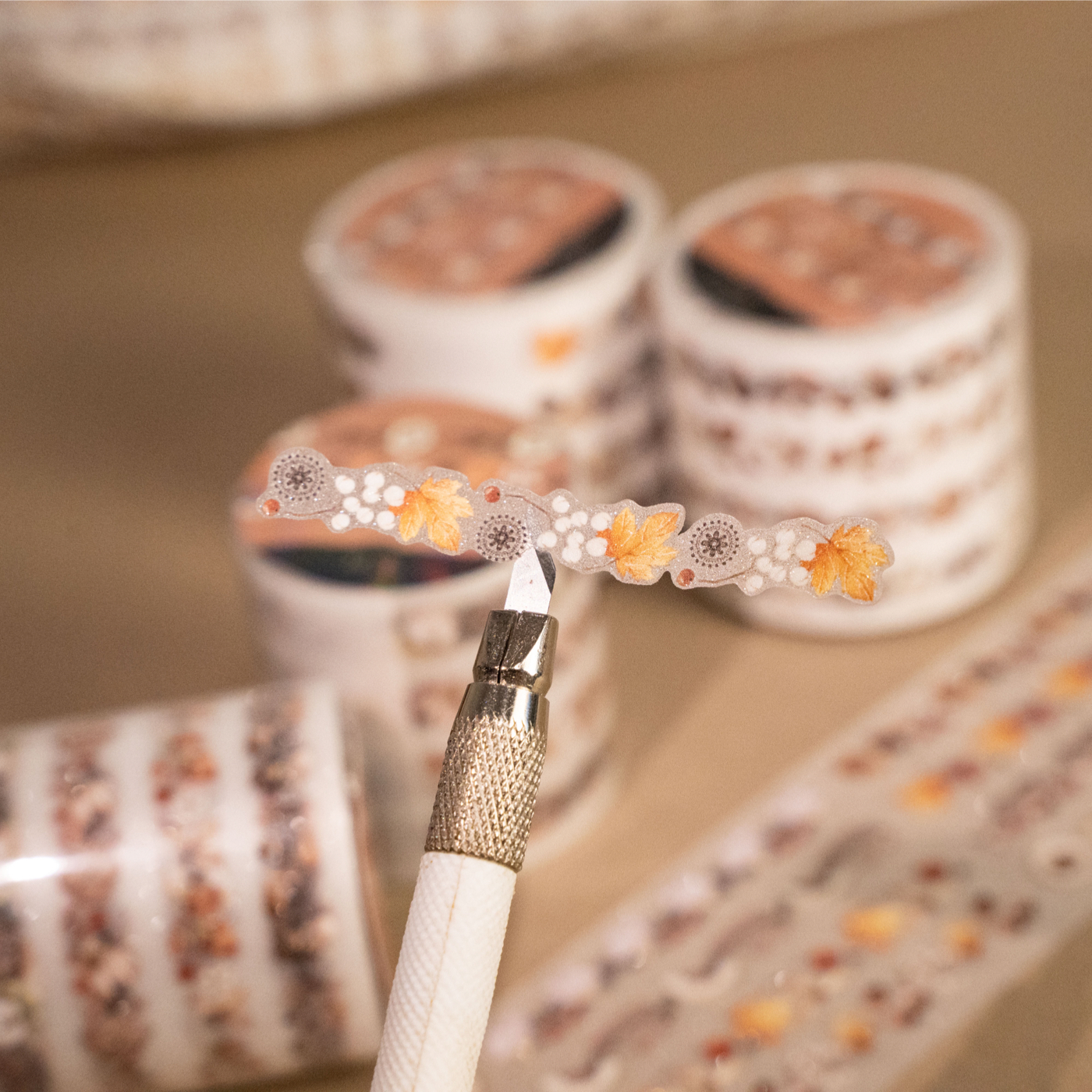 10.8〆【hoshi奶芙】 マスキングテープ maskingtape 秋果