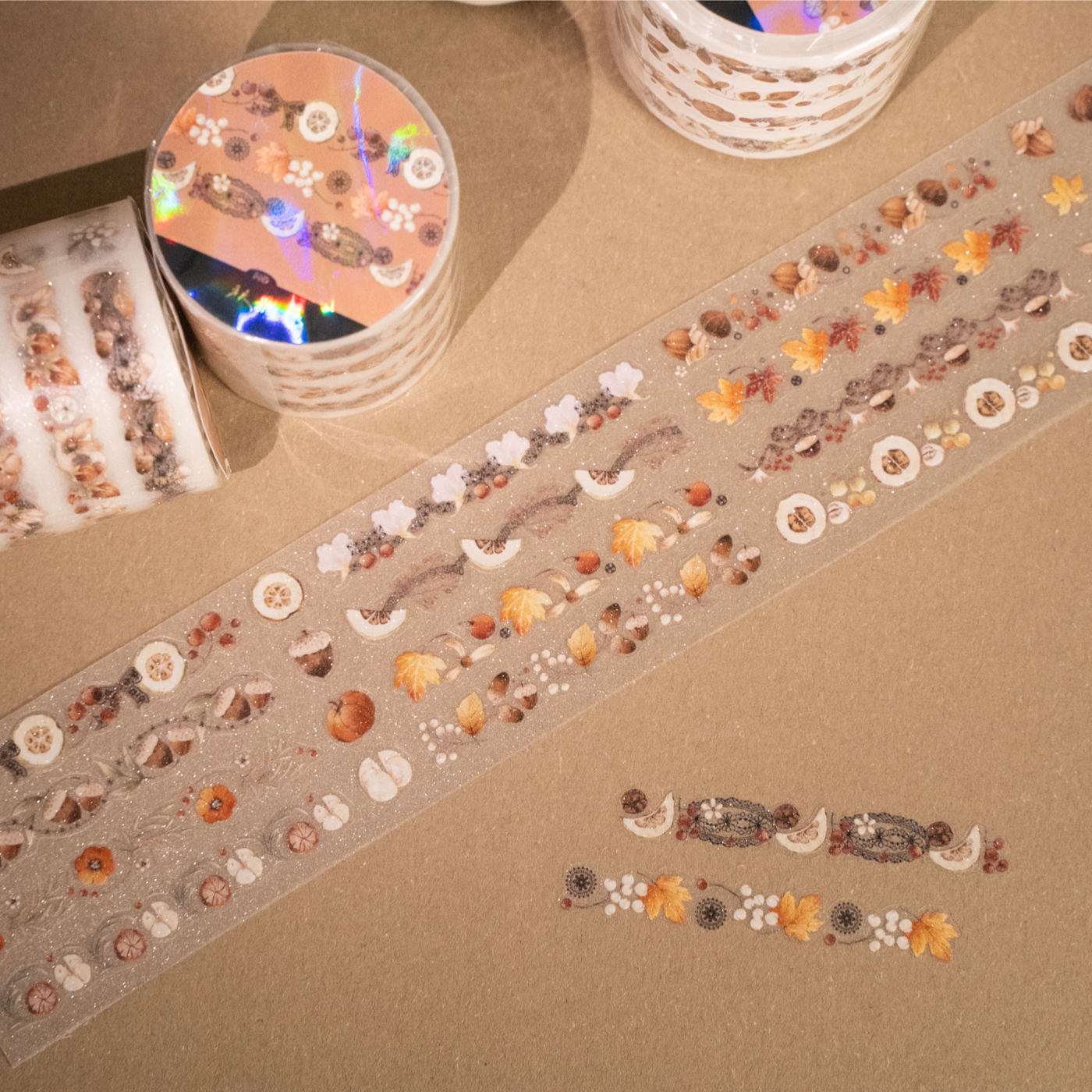 10.8〆【hoshi奶芙】 マスキングテープ maskingtape 秋果