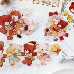 【moodtape】マスキングテープ  森林邻居