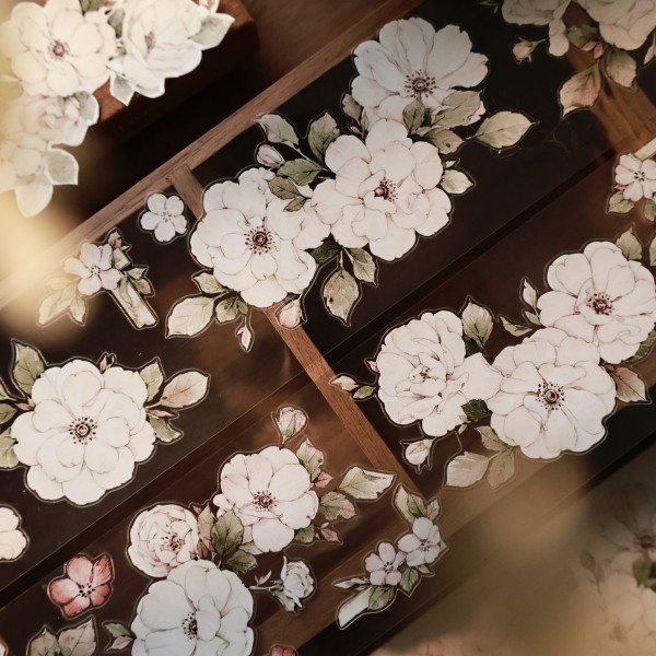 11月発送【壹洱】マステ maskingtape 月光蔷薇