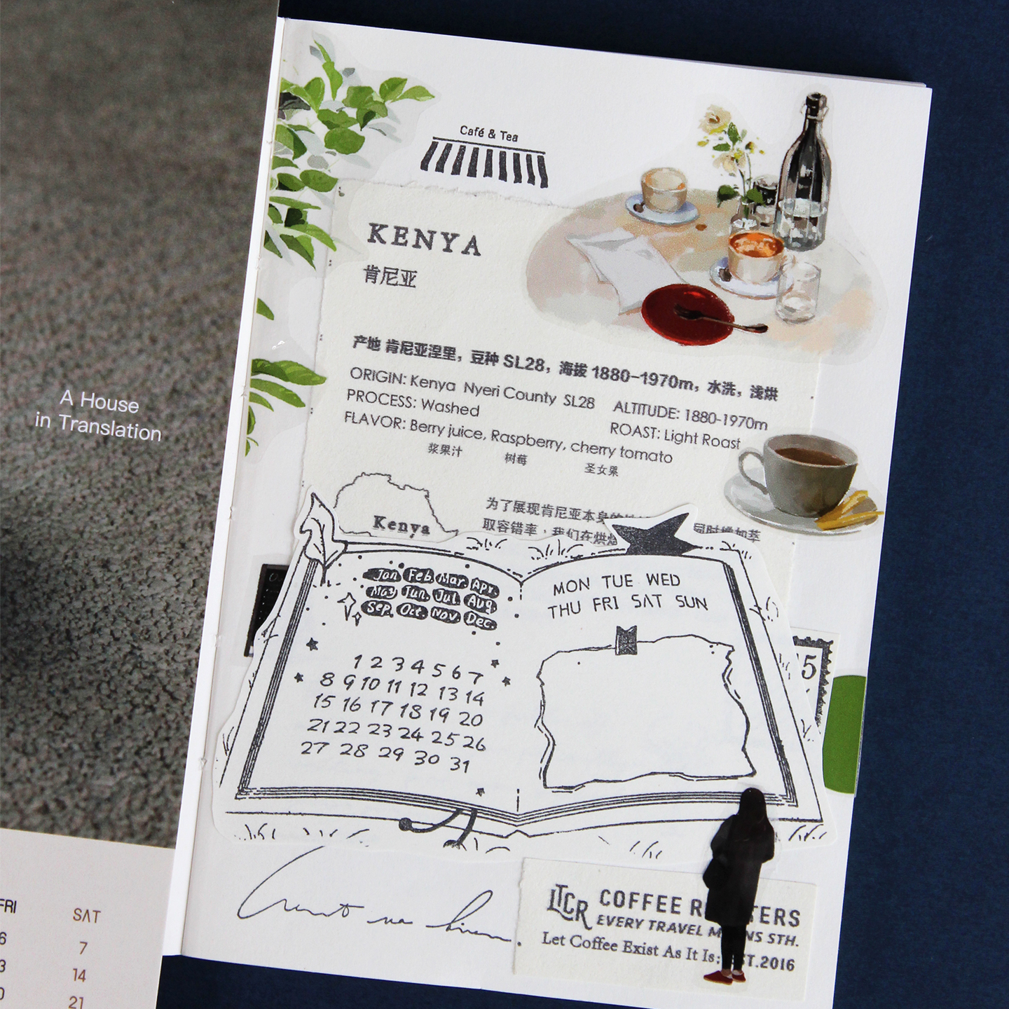 11月下発送【moodtape】スタンプ stamp 花枝 日复一日
