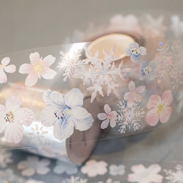 12.15〆【hoshi奶芙】 マスキングテープ maskingtape 粉雪