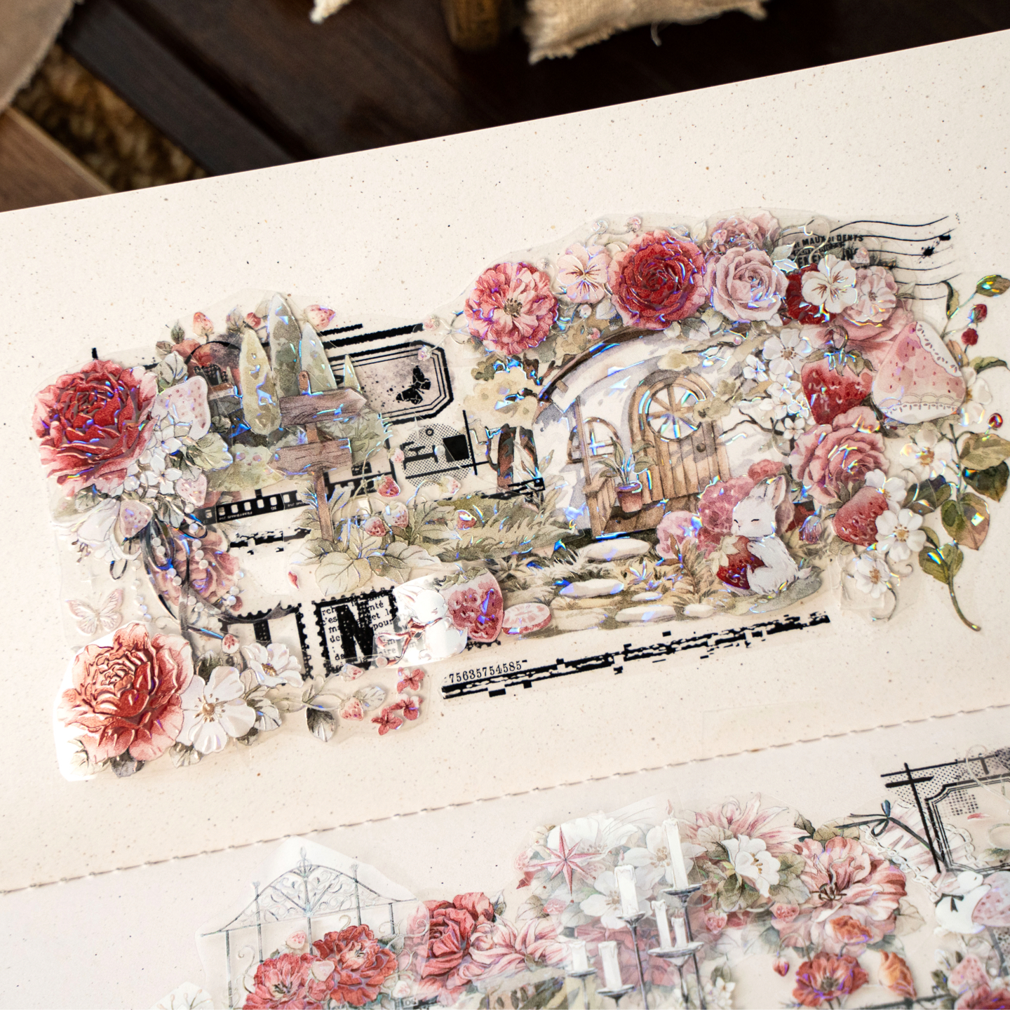 sale 100【hoshi奶芙】 マステ maskingtape 林莓花眠 5m