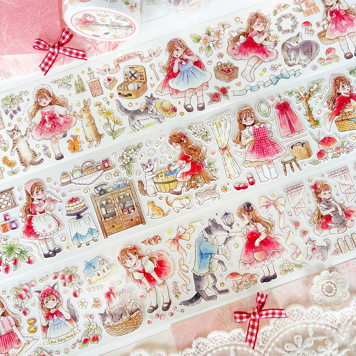 12.20〆【1月末発送】マスキングテープ 百仓家 5m 幻游仙境森林奇缘深海奇遇手帐