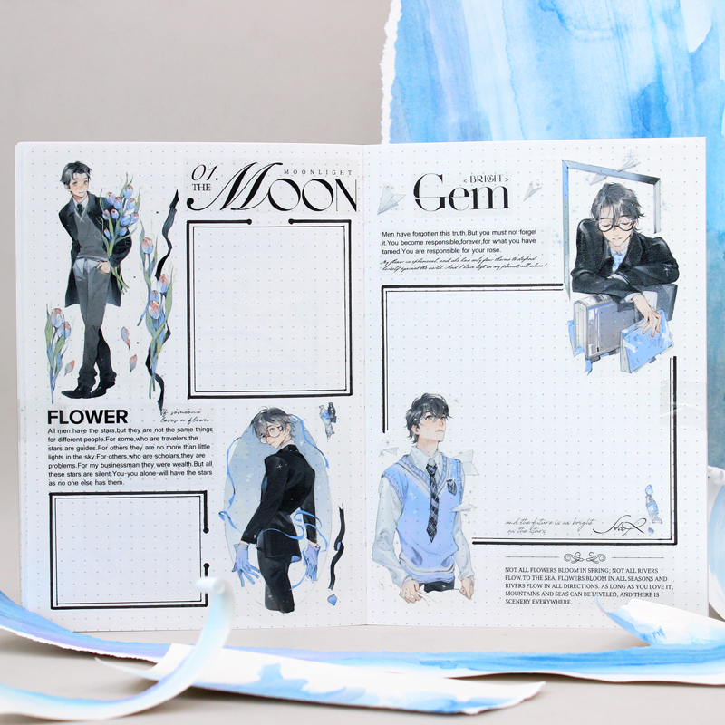 sale 100【MOODTAPE】マステ 不会失去的蓝色人物